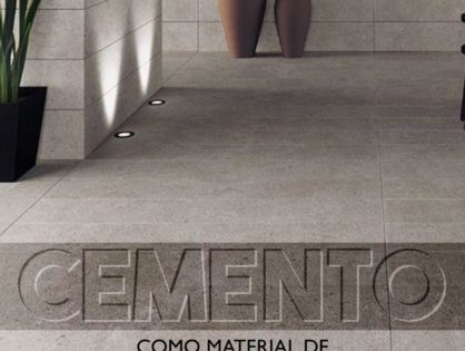 El cemento como material de tendencia